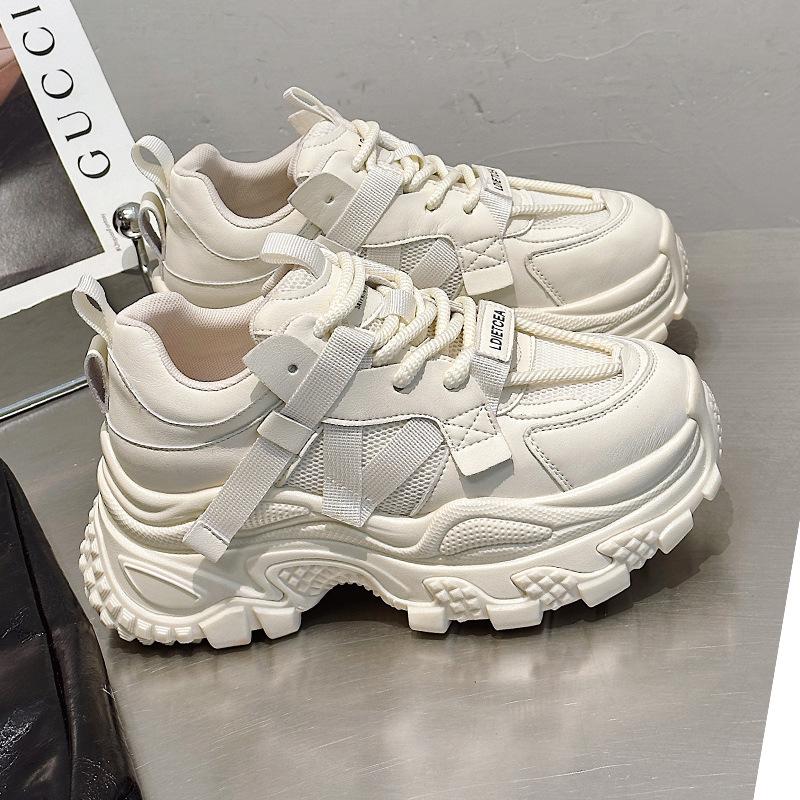 

Женские весенние спортивные туфли на толстой подошве — стильные, нескользящие, прочные, универсальные, модный бренд 2024 года 40