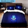 Football Club Everton 3PCS Print Bedding Set, Includes A Duvet Cover and Two Pillowcases for Bedroom, Dormitory, Suitable for All Seasons