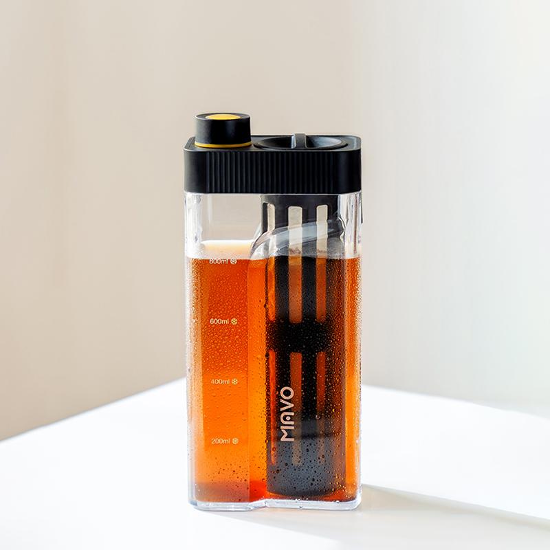 MAVO Manual Cold Brewer 800ml Ice Coffee Maker Cold Brew Coffee Pot Iced Coffee Brewer Coffee Brewing Kit Cold Brew Coffee Maker