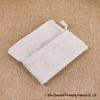Handmade White Cotton Linen Drawstring Jewelry Bag