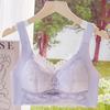 Lace Bra Women's Beautiful Back Fixed Cup Gathering Bra Anti Sagging Bra Anti Glare Bra Sexy Seamless Bra