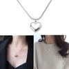 Hjärthänge Halsband Flickhjärta Hängen Halsband Kärlekshänge Halsband Kärlekshalsband Titanstål Material Smycken