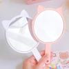 2-In-1 Portable Mirror Comb Handheld Mirror Comb Extracted Travel Multifunction Hair Brush Massage Styling Tool