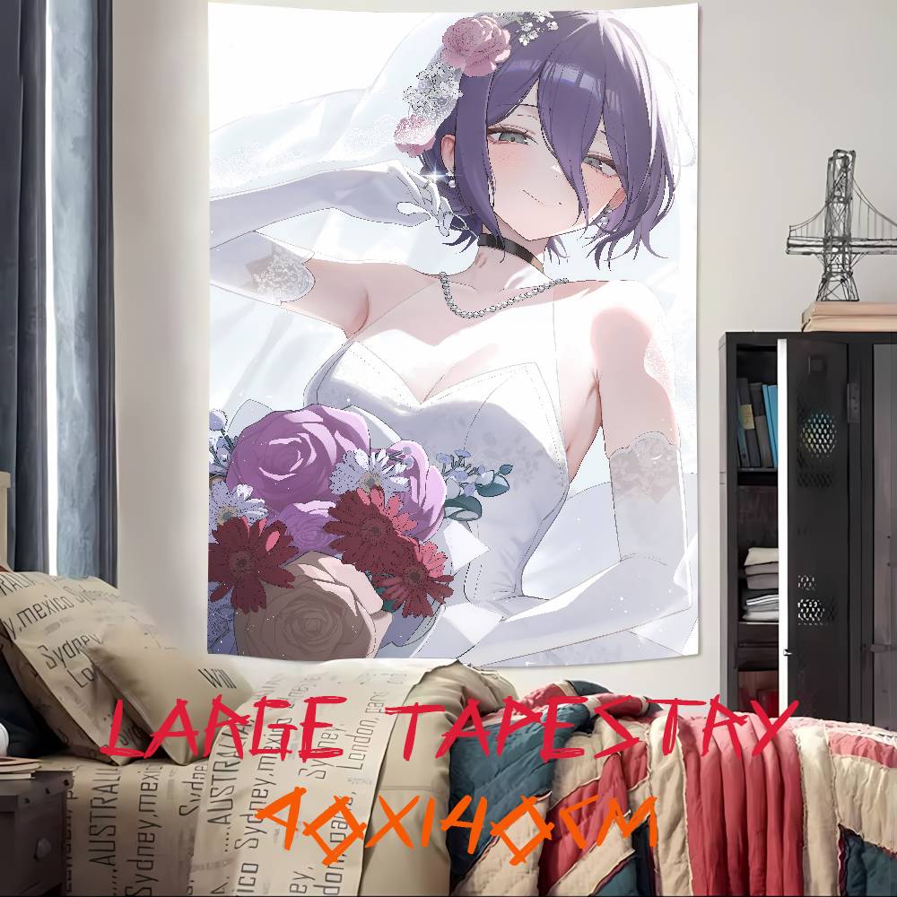 New Movie Pretty Hot Girl Reze Tapestry Decoration Bedroom Dormitory Background Cloth Holiday Home Living Room Club Tapestry