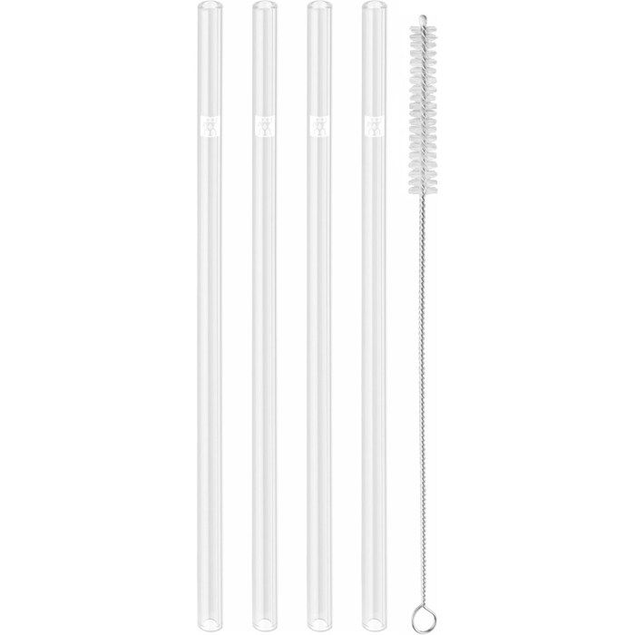 Pailles En Verre - ZWILLING - Sorrento - 4 Pièces - 23 Cm - Verre Borosilicate
