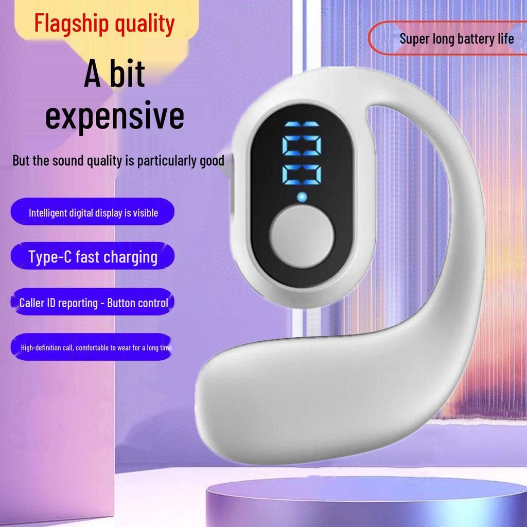 Noise-Canceling Wireless Sports Earphones with Super Long Battery Life for Music and Calls
