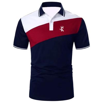 Summer Casual Polo Shirt Short Sleeve Business T-shirts Men Top