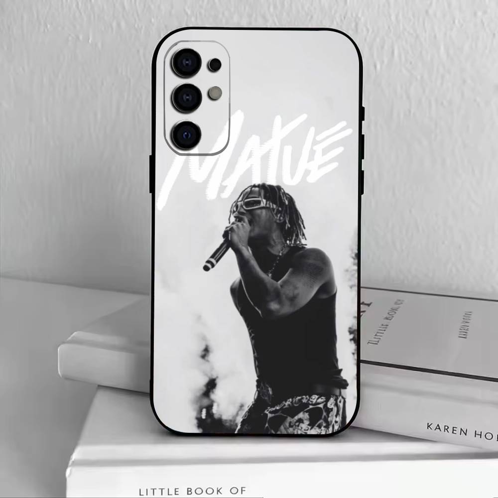 Rapper Matue-333 Phone Case Black Silicone Soft For Samsung S25,S24,S21,S22,S23,S30,Ultra,S20,Plus,Fe,Lite