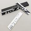 3D Black Chrome 350Z 370Z Emblem Rear Trunk Badge Letter Logo Sticker For Nissan Fairlady Car Styling Accessories Replacement