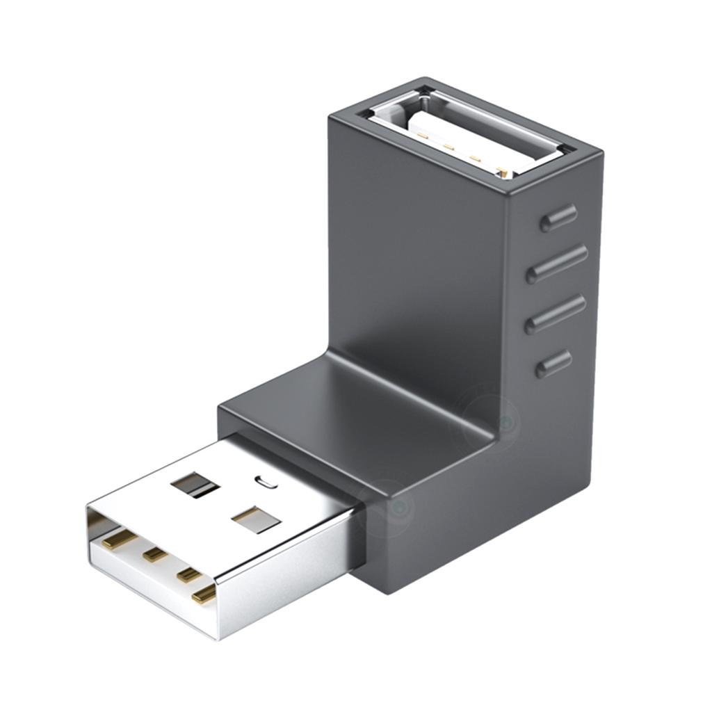 90 Degree USB 3.0/USB 2.0 to USB 3.0/USB 2.0 Adapter 10Gbps USB 3.0/USB 2.0 Female to USB Male Adapter Data Sync Adapter