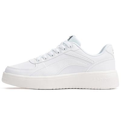 Bequeme lässige rutschfeste abriebfeste Low-Top Skateschuhe Damen Sneaker Weiß AGCR470-2
