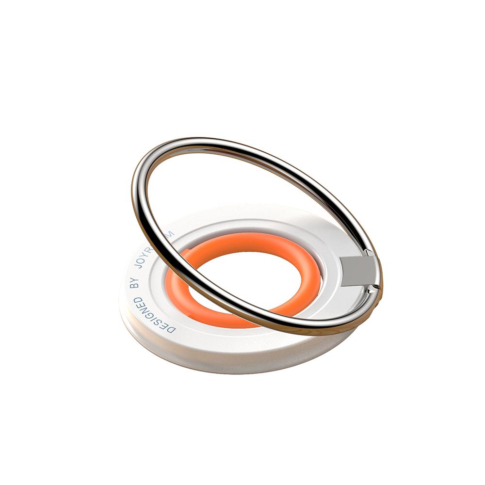 Magnetic phone holder MagSafe ring for finger orange