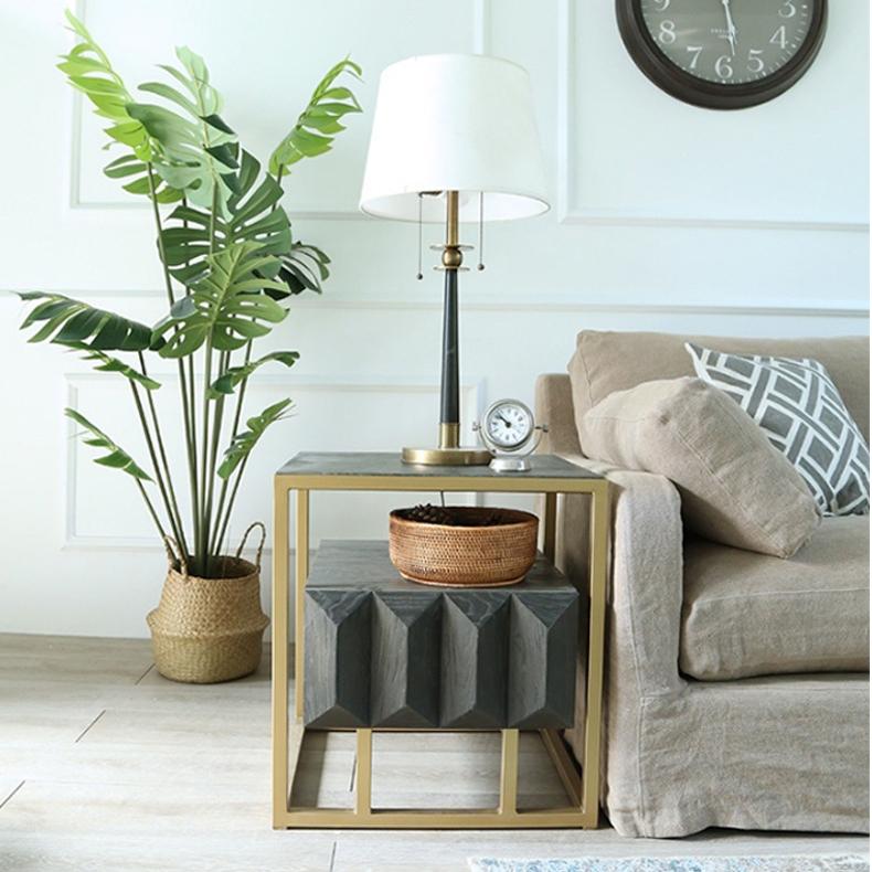 Hand-woven Nordic Grass Flower Basket Hand-woven Basket Home Living Room Flower Pot Decoration Rattan Basket