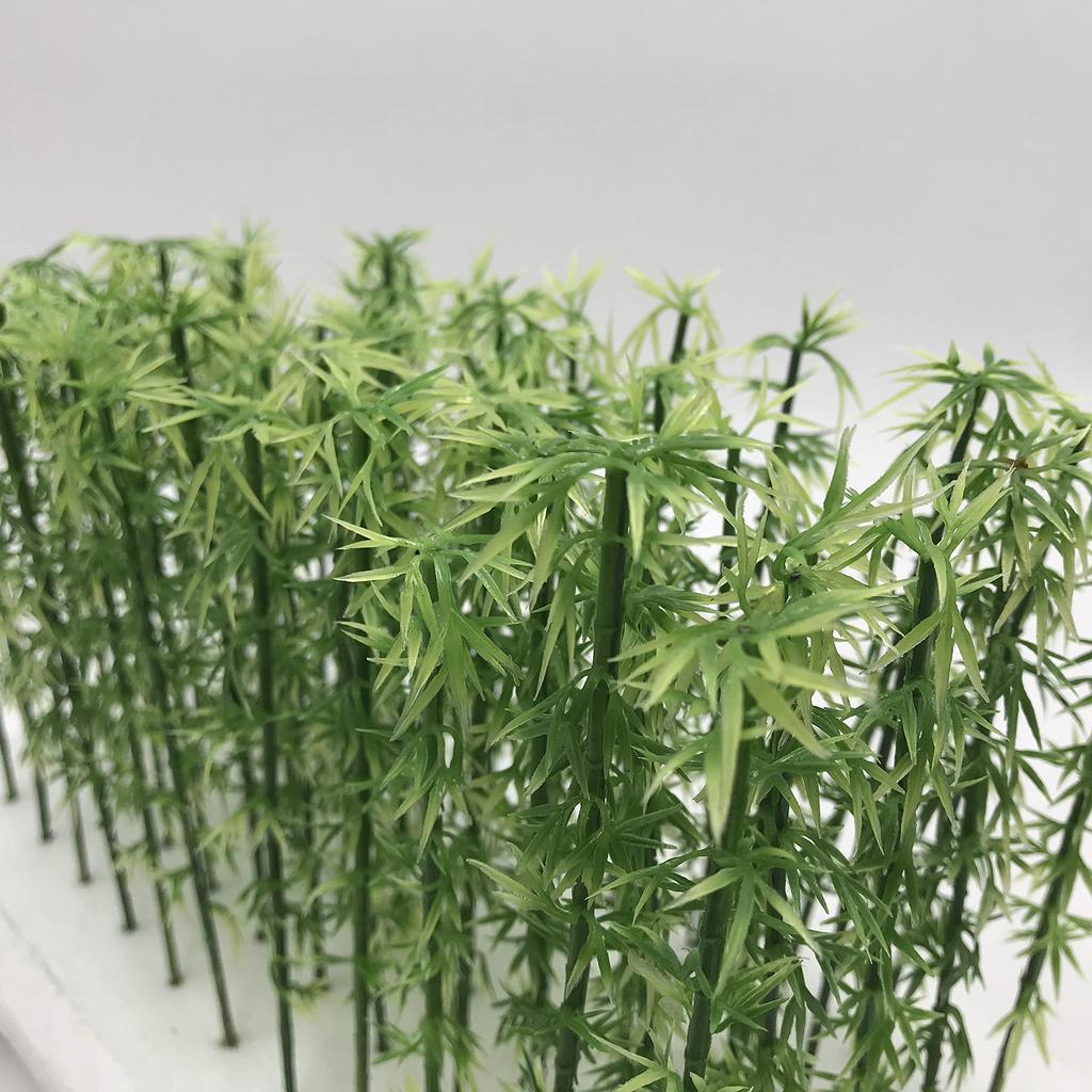 [DauStage] Green Cherry Bamboo Palm Willow Pine Forest Model N Gauge Diorama Railway Architectural Tree Miniature 14. Bamboo 12cm 20 Pieces