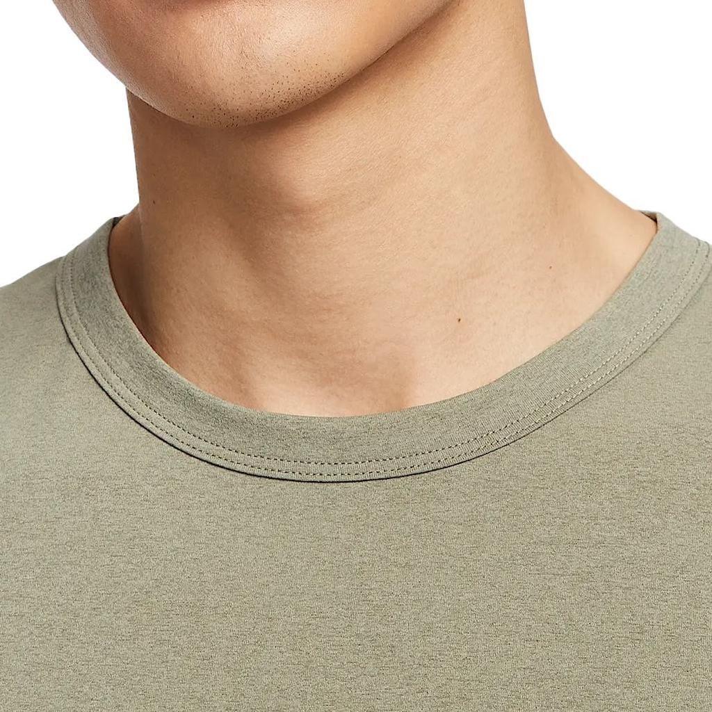 Nike Men's Comfortable and Stylish Versatile Green Short-Sleeve T-Shirt