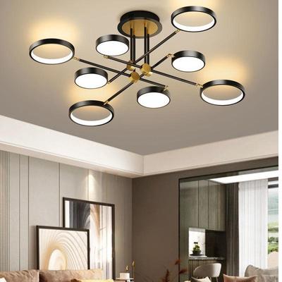 Modern Minimalist Household LED Lamps Wrought Iron Dining Room Lamp Living Room Lamp Study Ceiling Lamp