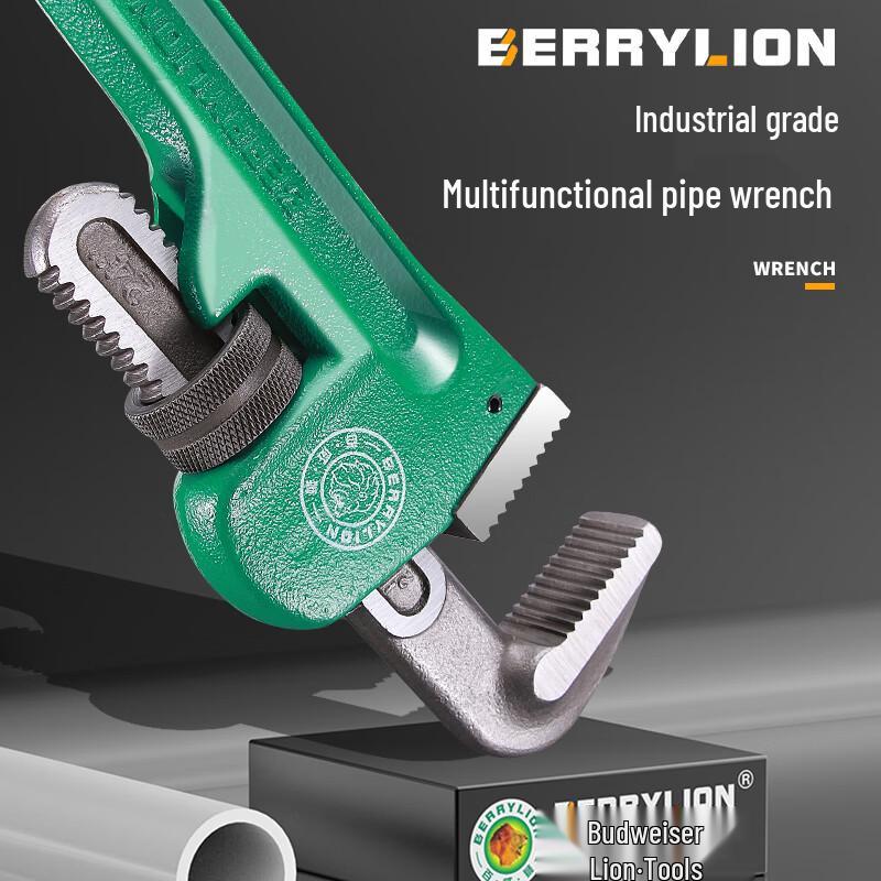 BERRYLION Heavy-Duty Pipe Wrench