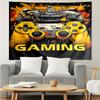 Game-Controller Print Tapestry, Backdrop, Easy Setup, Ideal for Bedroom, Office & Living Room, with Aesthetic Wall Hanging Decor.