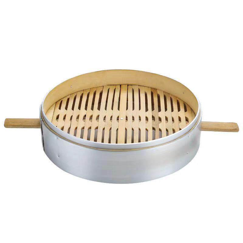 Bamboo and Aluminum Edge Steamer Basket, Handmade, Thickened for Xiaolongbao and Mantou, with Free Shipping