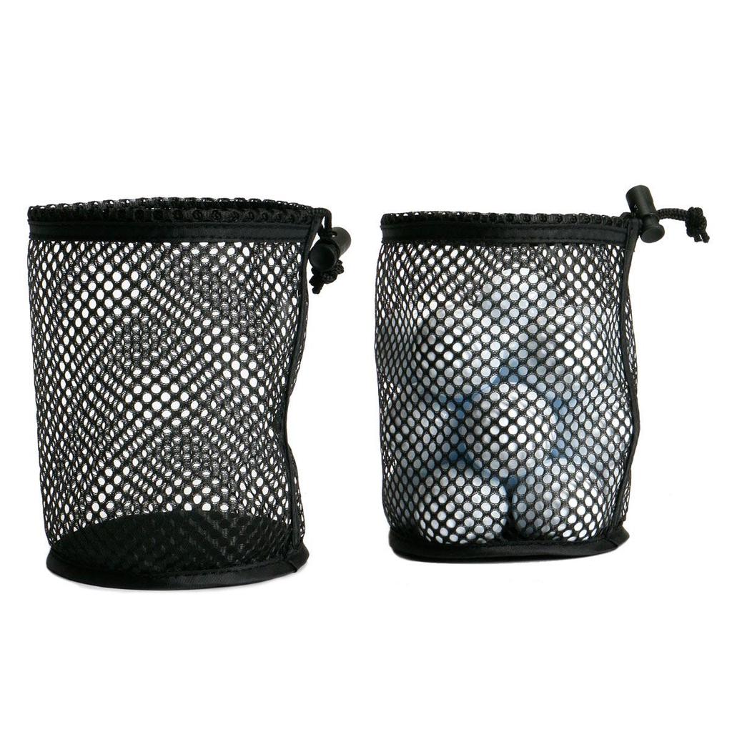 Mesh Nylon Golf Ball Bag - 3 Sizes & Colors Available