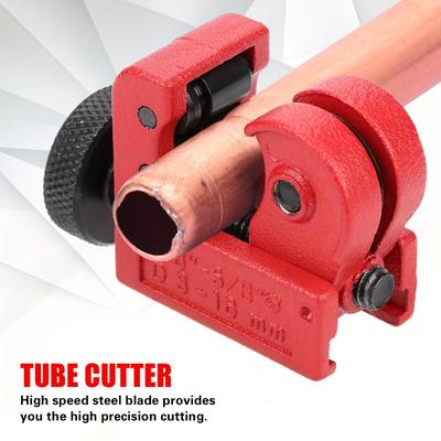 3-19mm 1/8 Inch To- 3/4 Inch Mini Steel Tube Cutter Tool, Cutting Copper and Aluminum Tube Pipe Cutter,Stainless Steel Tubing, M