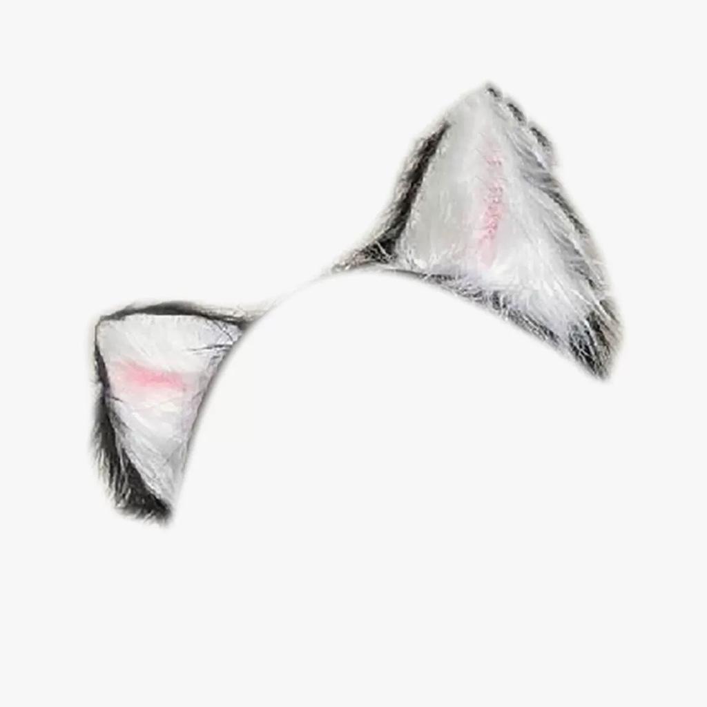 Cat ear hairpin simulation animal ear fox ear cat headdress Japanese cute plush headband hair accessories play