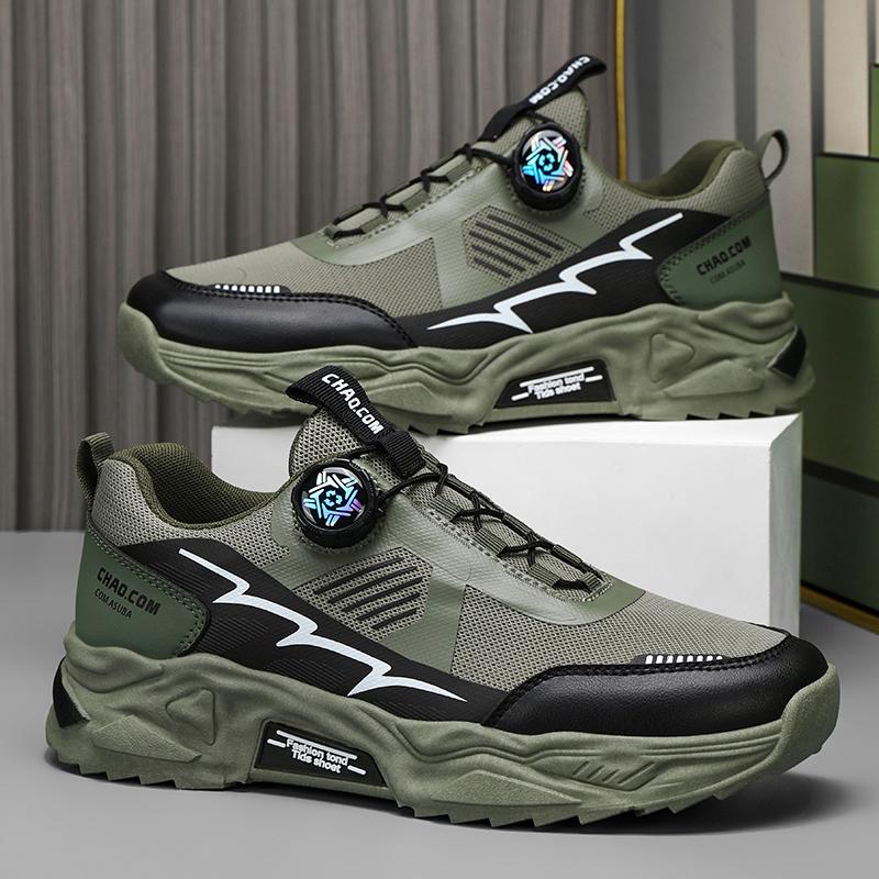 

ELUVA Mens Athletic Running Shoes Non Slip Lightweight Gym Training Sneakers for Men Comfortable Outdoor Walking Workout Shoes 44 армія зелений колір