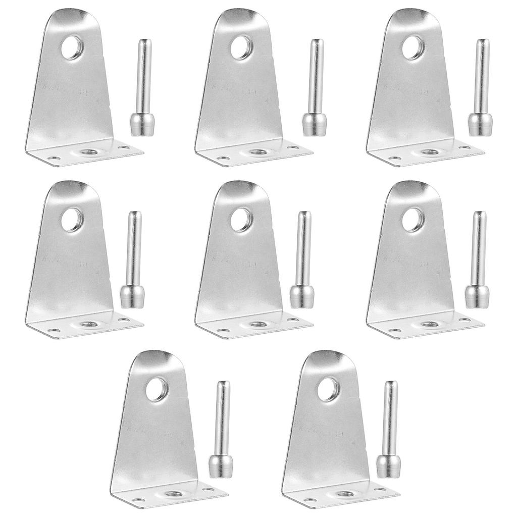 8Sets Blind Brackets Stainless Steel Classic Holders Easy Install Replacement Pin Bolts for Mini Blinds Window