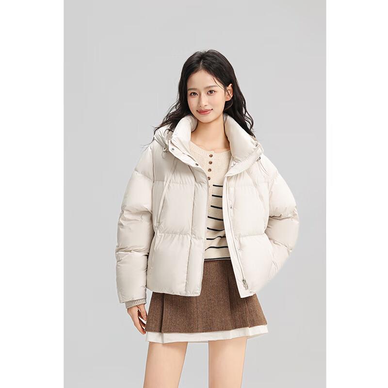 YAYA Women's Hooded Puffer Down Jacket