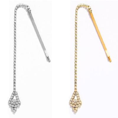 Elegant Forehead Headpiece Charm Chain Pendant Hair Pin for Women Special Occasion Theme Event Stage Show Headwear