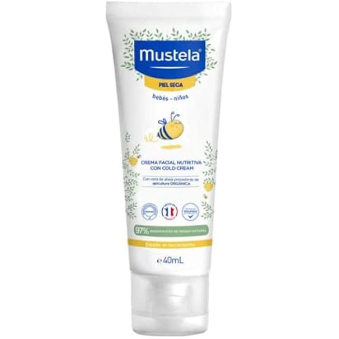 Crème Visage - MUSTELA - CR FACIAL NUTRIT - 40 ml - Hypoallergénique - Pour Bébé