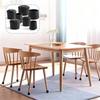 4-24pcs Round Furniture Foot Caps Chair Table Sofa Anti-Slip Silent Rubber Leg Pad Wooden Floor Anti-Scratch Protective Pad