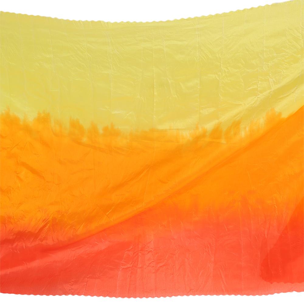 Long Belly Dance Veils Gradient Color Dancing Scarf Turban Hijabs Performance Shawl