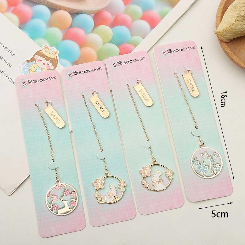 1 kus Cartoon Sakura školní kancelářské potřeby Záložky Roztomilé Kawaii Funny Stationery