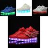 Scarpe da ginnastica per bambini con luci a LED e ali per giocare e ballare in autunno