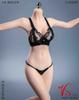 VSTOYS Underwear Panties for Change of Lady Doll Lingerie Bra Panties Gift Hobby for PHICEN TBLeague 21XG84B Black 1/6 + Figures, Clothes, Swimsuit,