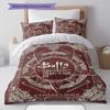 Biancheria da letto con motivo Buffy l'ammazzavampiri, Set copripiumino Copripiumino Federa Regalo di Compleanno per la Casa (1 * copripiumino + 2 * federa, senza nucleo)