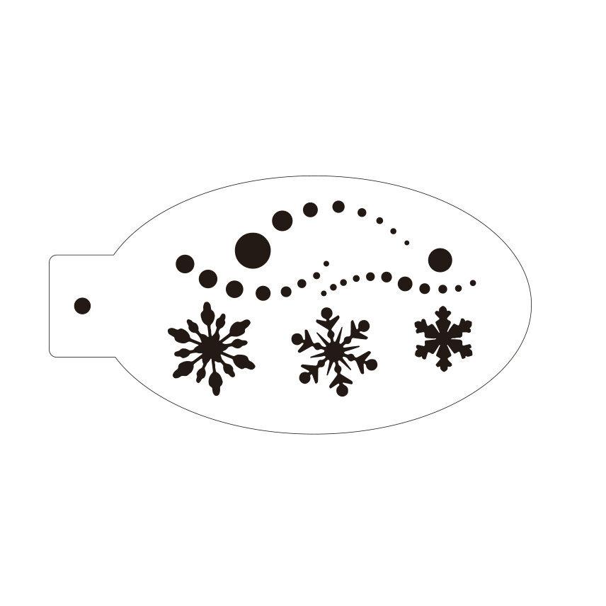 New Face Painting Stencils Templates Professional Body Art Dolphin Deer Butterfly Plastic Makeup Tools