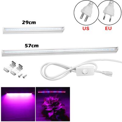 29/57CM Set completo T5 Tubo della lampadina Alimentato da UE/USA Spettro completo LED Coltiva le luci Lampada UV idroponica per la crescita delle piante