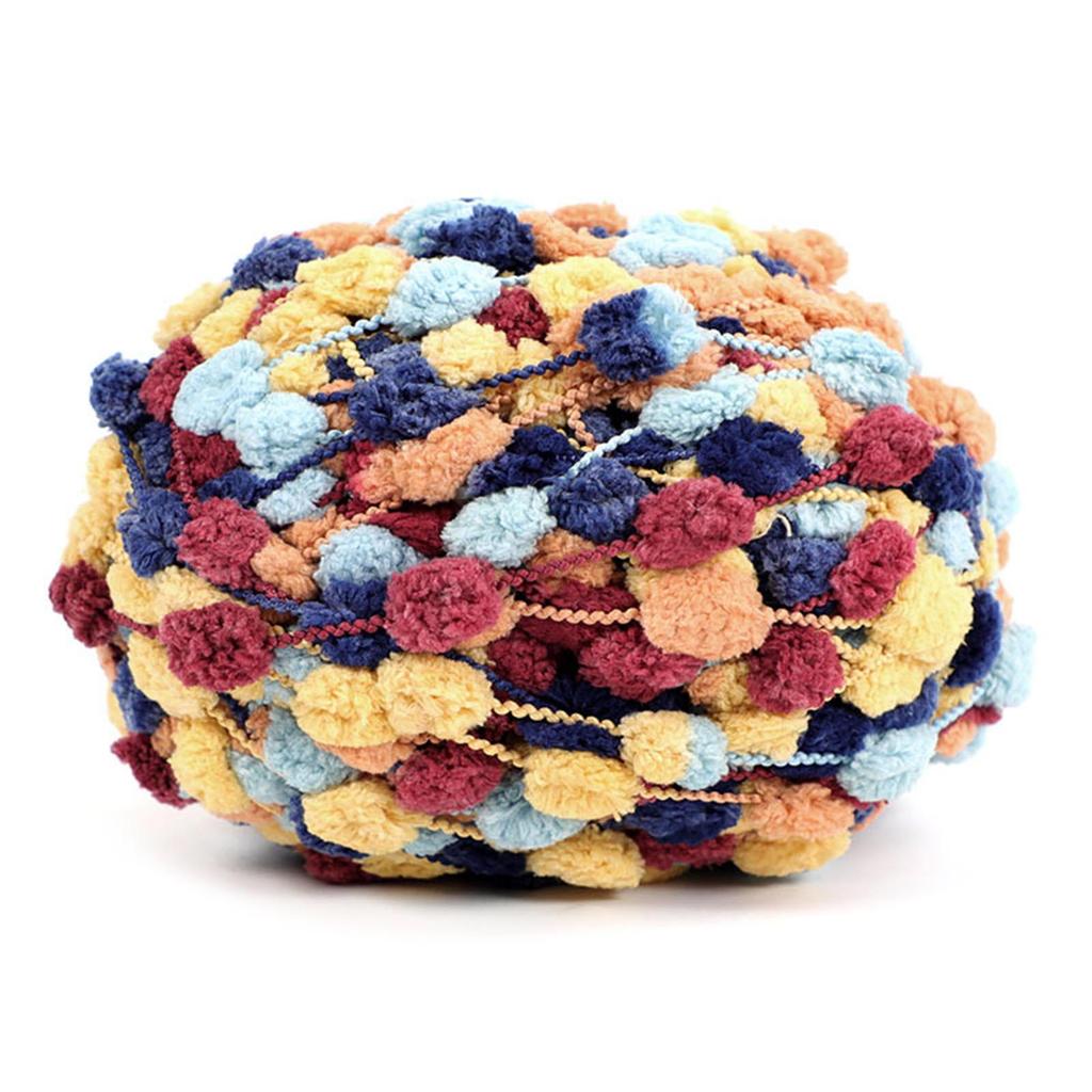 Crochet Yarn Soft Yarn Roll of 100g Knitting Yarn for DIY Hand Knitting Weaving Bags Hat Clothes DIY Crafts