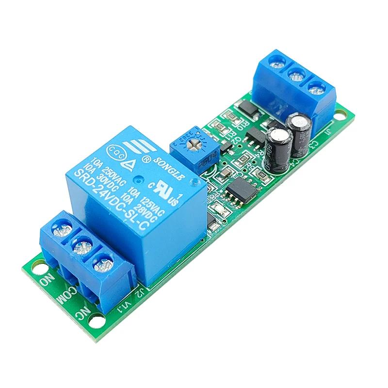 Time Delay Relay Module 3V 5V 12V 24V Triggle Delay Monostable Relay Module Adjustatle 10s 60s 10min Delay Timer Switch Relays 5