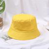 Fashion Cotton Bucket Hats Summer Foldable Sunscreen Hat Solid Hip Hop Wide Brim Beach UV Protection Fisherman Hat