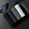 2PCS Summer Men Ultra-thin Boxers Briefs Ice Silk Seamless Underwear Sexy Lingerie Underpants Shorts Solid Breathable Panties