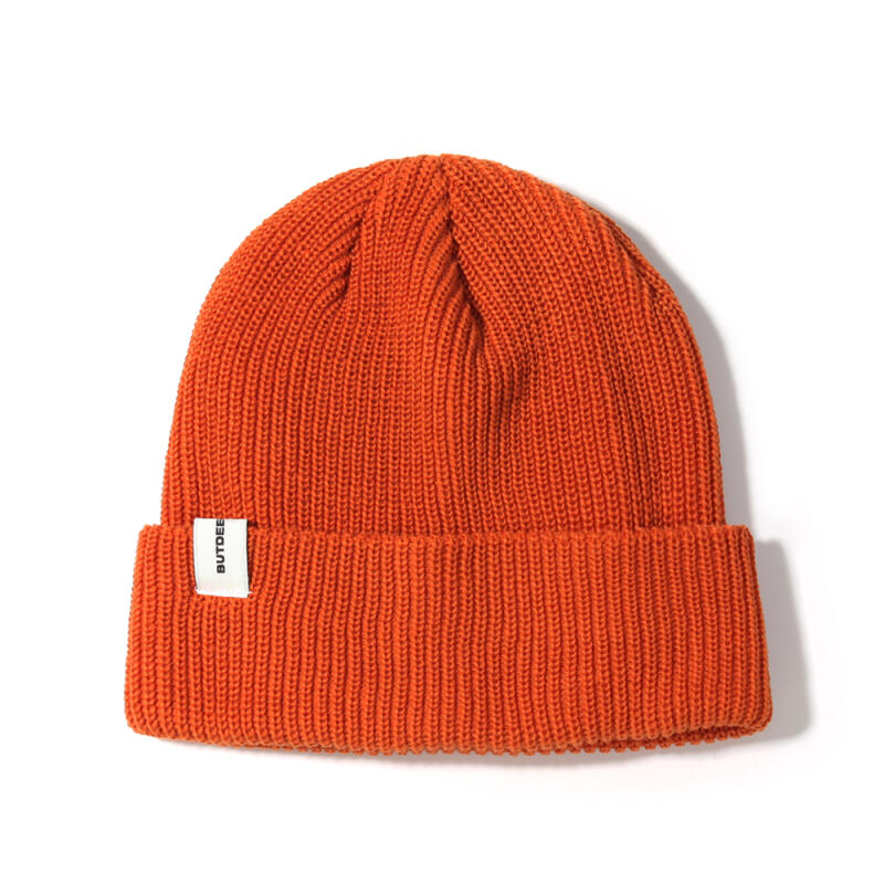 

23 Symbol Basic Short Beanie - Orange
