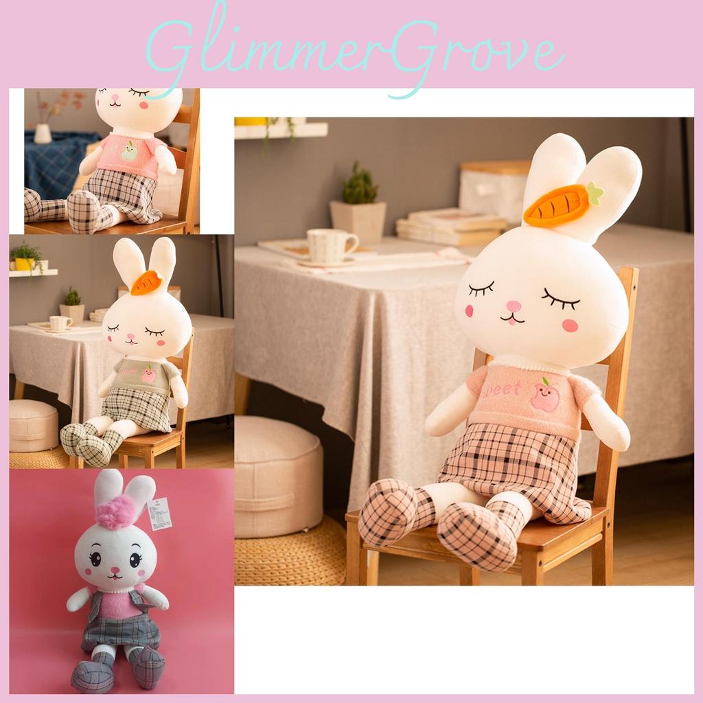 Adorable Large Plush Rabbit Doll With Soft Pp Cotton Filling For Kids And Collectors