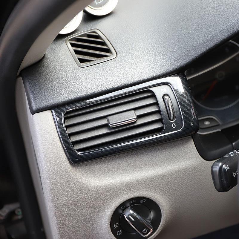 08-12 Old Bora Interior Modification Carbon Fiber Peach Wood Patch