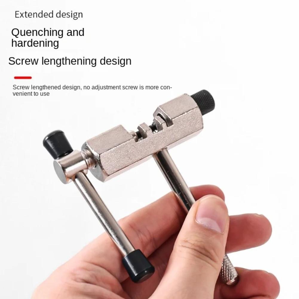 Bicycle Chain Tool Professional Dual Axis Steel Cutter for 6 7 8 9 10 Speed Chains Rust Resistant Heat Treated Chromium Steel