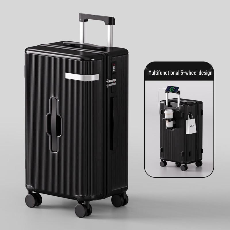 Xianglemeizhenzhi Large Capacity 5-Wheel Suitcase