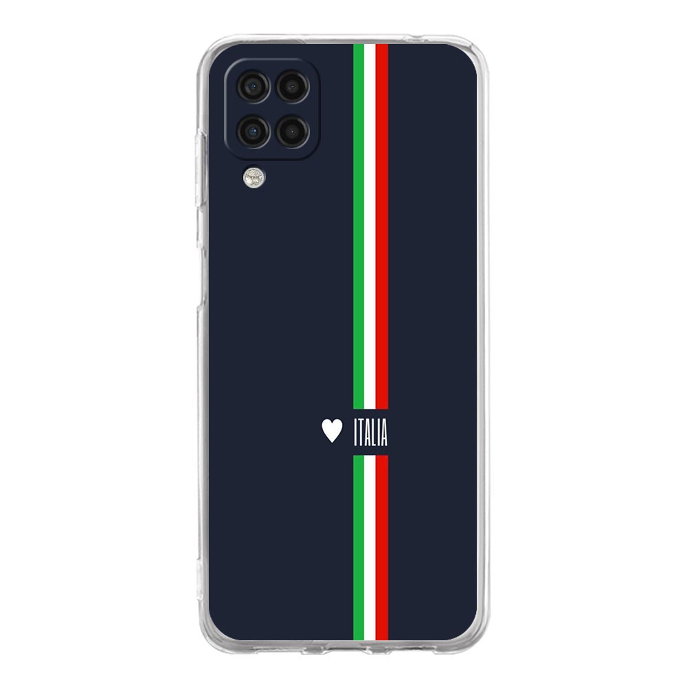 Phone Case For Samsung A13 A33 A35 A55 A73 A53 A23 A51 A71 A21S A12 A31 A41 A05s A03S A15 A25 A32 5G Clear Cover ITALY Flag