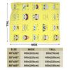Funny SpongeBob Facial Expressions Blanket Flannel Awesome Breathable Throw Blanket for Bedding Lounge Summer